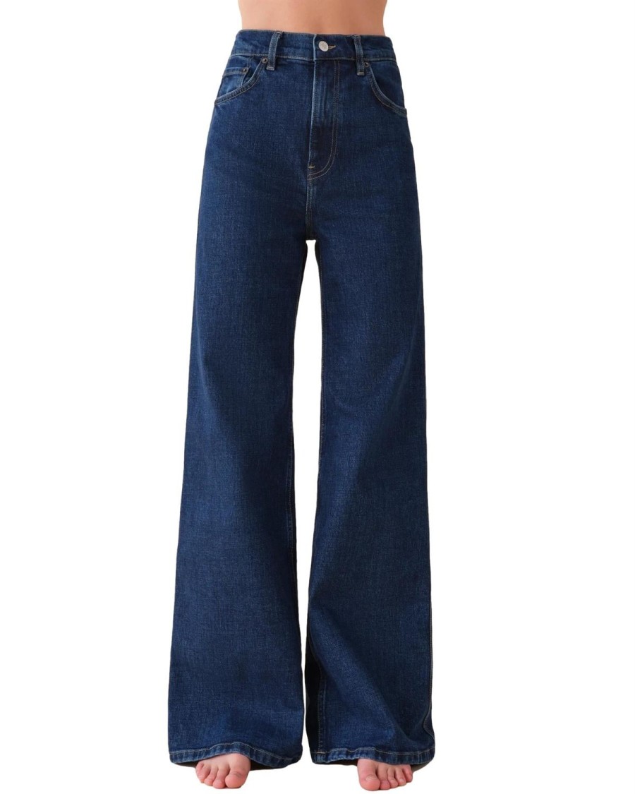 Dame Jeanerica | Jeanerica Trevi Jeans Mork Bla Melert