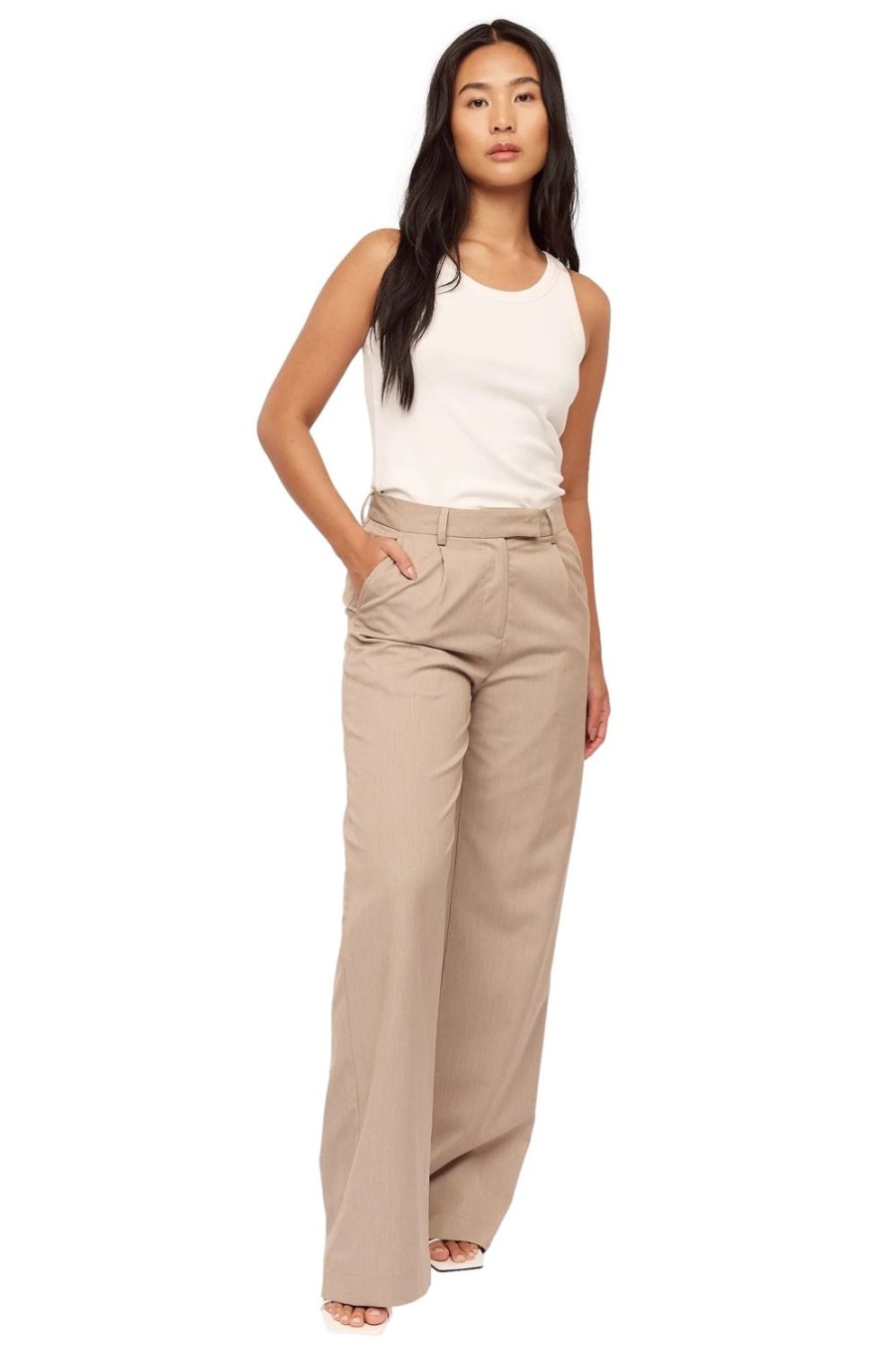 Dame Once Untold | Once Untold Seven Trouser Bukse Brun/Beige