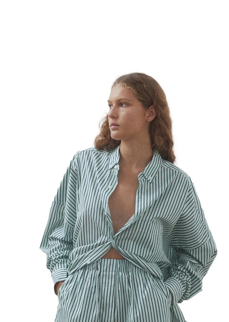 Dame Blanca Studio | Blanca Studio Faye Shirt Skjorte Striper