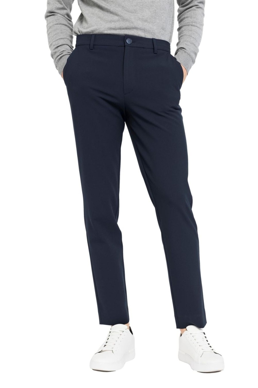 Herre Plain | Plain Oscarpl 285 Navy Bukse Navy