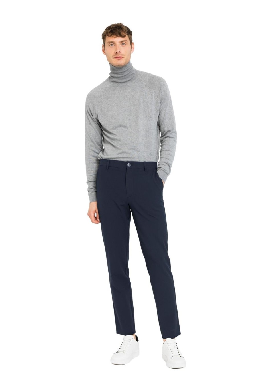 Herre Plain | Plain Oscarpl 285 Navy Bukse Navy