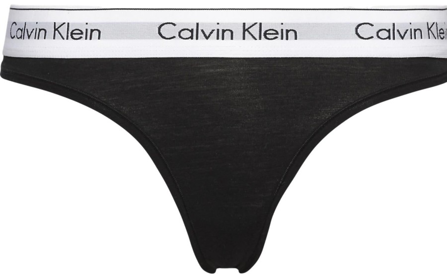 Dame Calvin Klein Underwear | Calvin Klein Underwear Thong Undertoy Sort