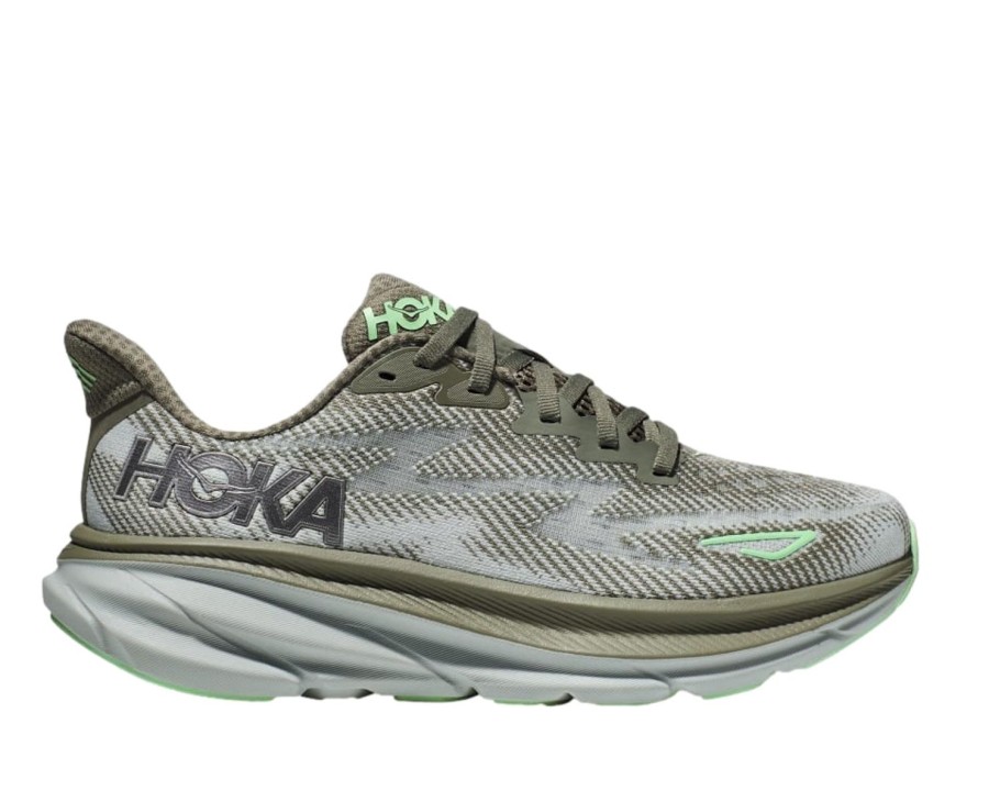 Dame HOKA | Hoka W Clifton 9 Sko Oliven