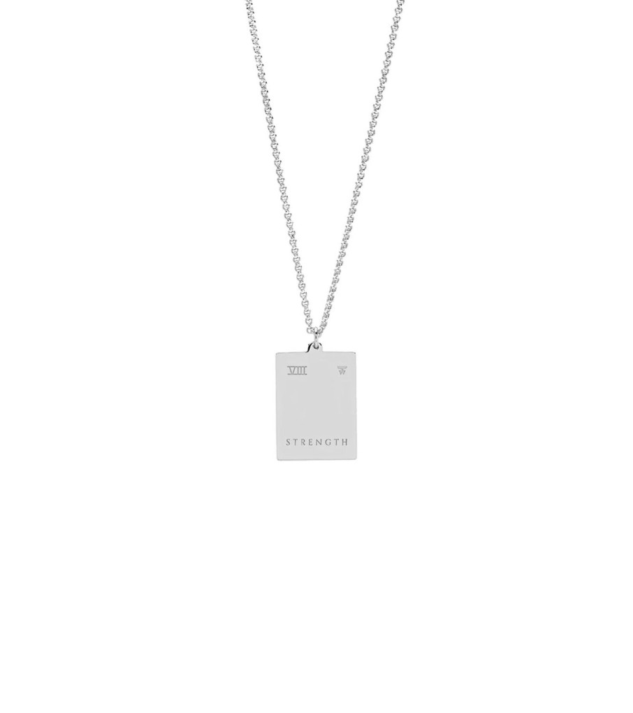 Smykker Tom Wood Jewellery | Tom Wood Jewellery Tarot Strength Pendant Smykke Solv