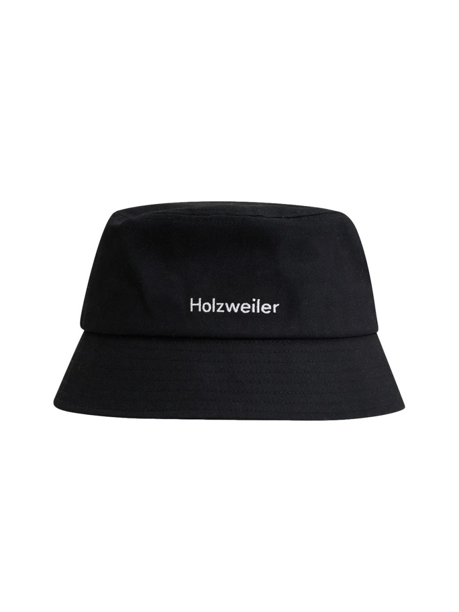 Dame Holzweiler | Holzweiler Pafe Bucket Hat Bottehatt Sort