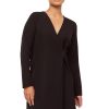 Dame Once Untold | Once Untold Zelia Wrap Dress Kjole Sort