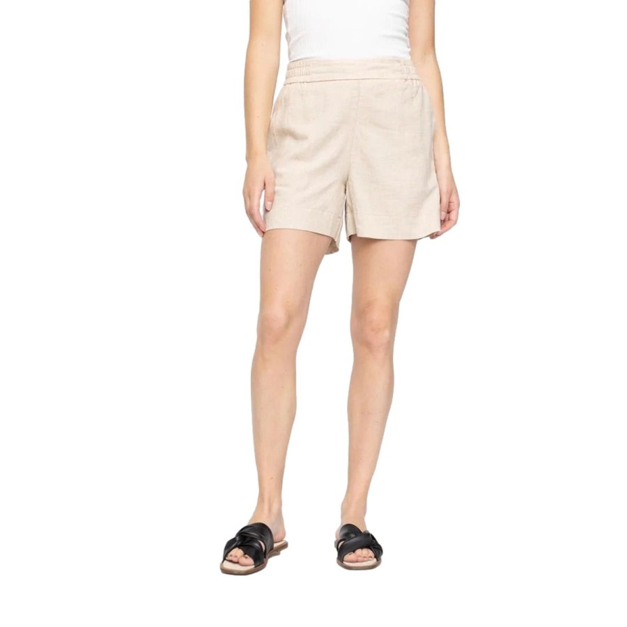 Dame FiveUnits | Fiveunits Lineafv Shorts 763 Natural Shorts Beige