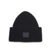 Dame Acne | Acne Face Beanie Lue Sort