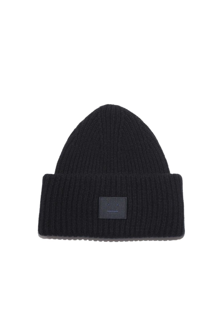 Dame Acne | Acne Face Beanie Lue Sort