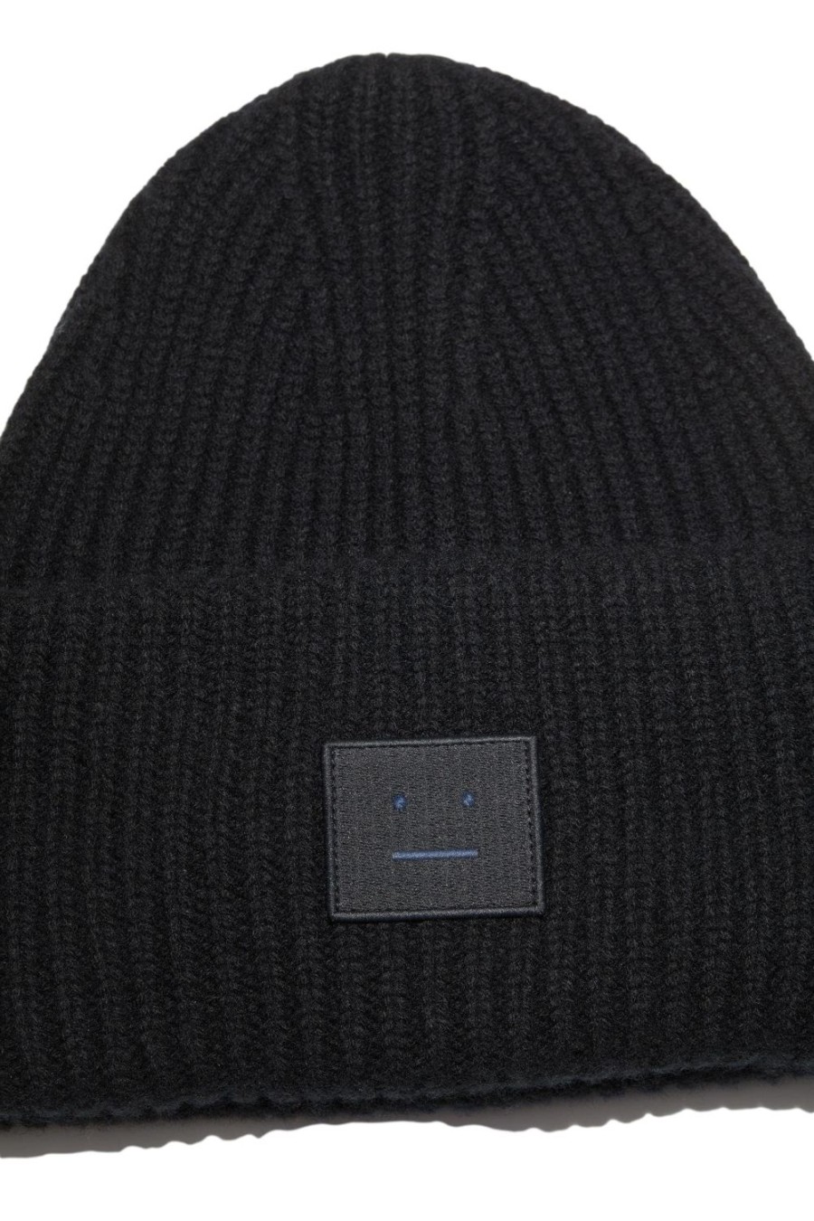 Dame Acne | Acne Face Beanie Lue Sort