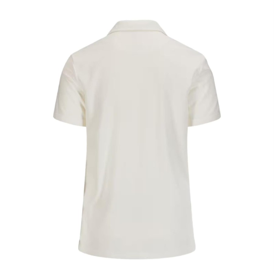 Herre Cermino | Cermino Resort Terry Polo Short Sleeve T-Shirt Hvit