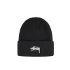 Dame Stussy | Stussy Stock Cuff Beanie Lue Sort