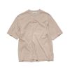 Herre Acne | Acne Logo T-Shirt Mushroom Beige T-Shirt Beige