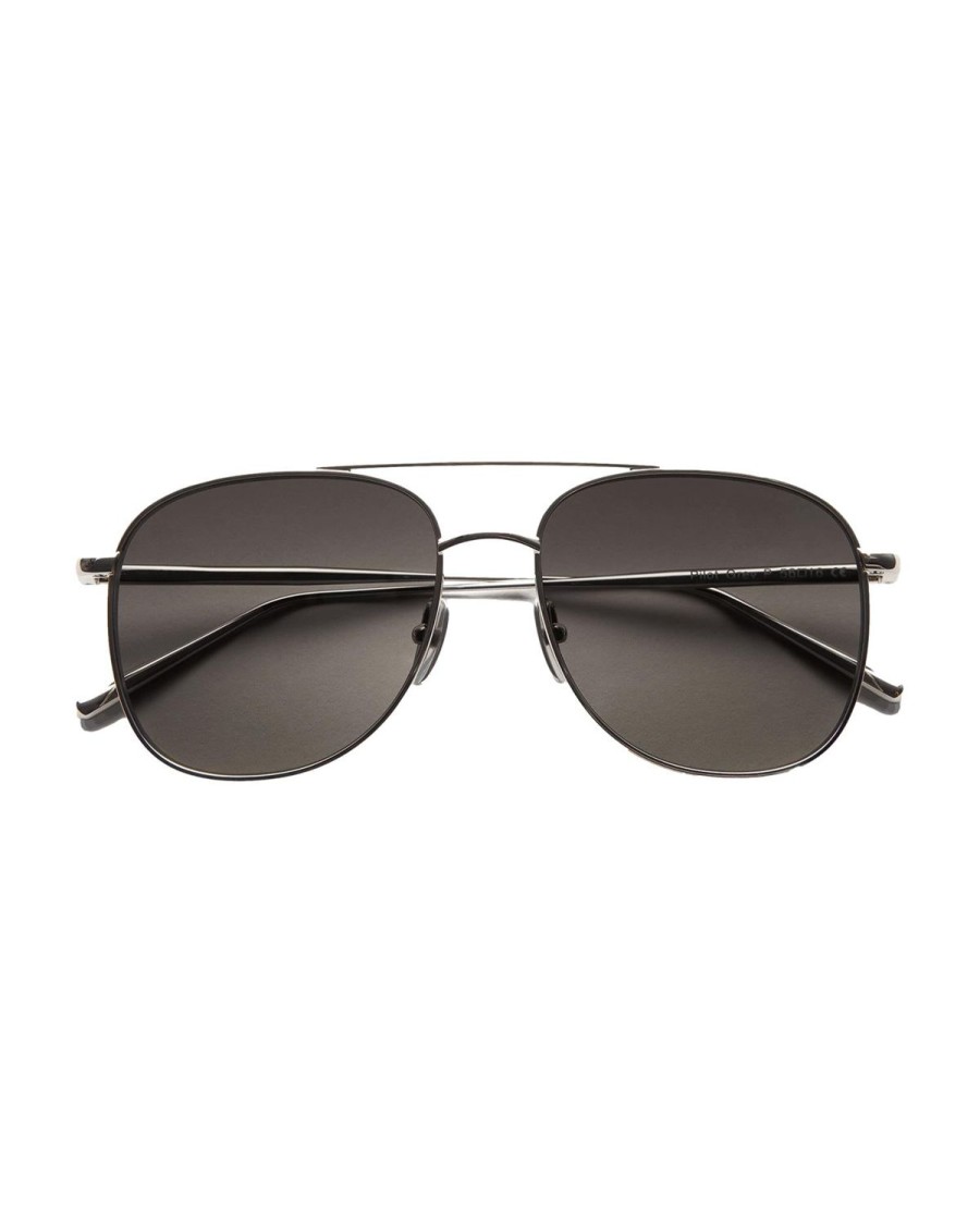 Dame Chimi Eyewear | Chimi Eyewear Pilot Grey P Solbriller Solv