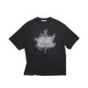 Herre Acne | Acne Glow In The Dark Logo T-Shirt T-Shirt Sort