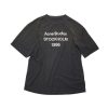 Herre Acne | Acne Acne Logo Stamp T-Shirt T-Shirt Sort