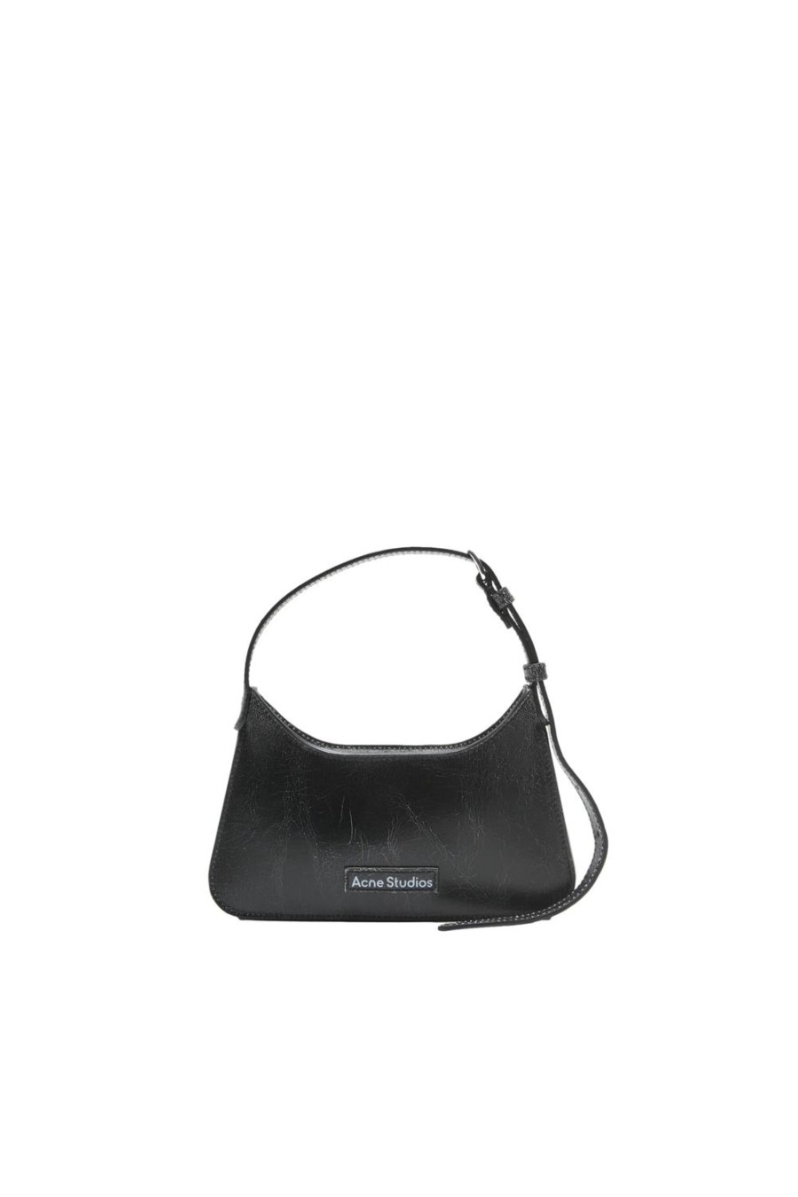 Dame Acne | Acne Platt Micro Shoulder Bag Veske Sort