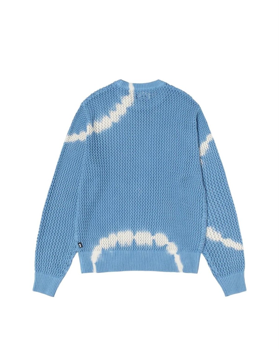 Herre Stussy | Stussy Pig. Dyed Loose Guage Sweater Genser Lysebla