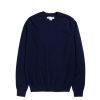 Herre Comme des Garcons Play | Comme Des Garcons Play Mens Knit Pullover Genser. Navy