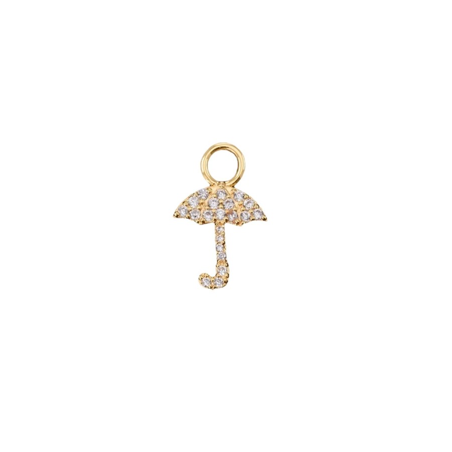 Smykker Emilia by Bon Dep | Emilia By Bon Dep Sigrid Charm White Umbrella Charm Hvit