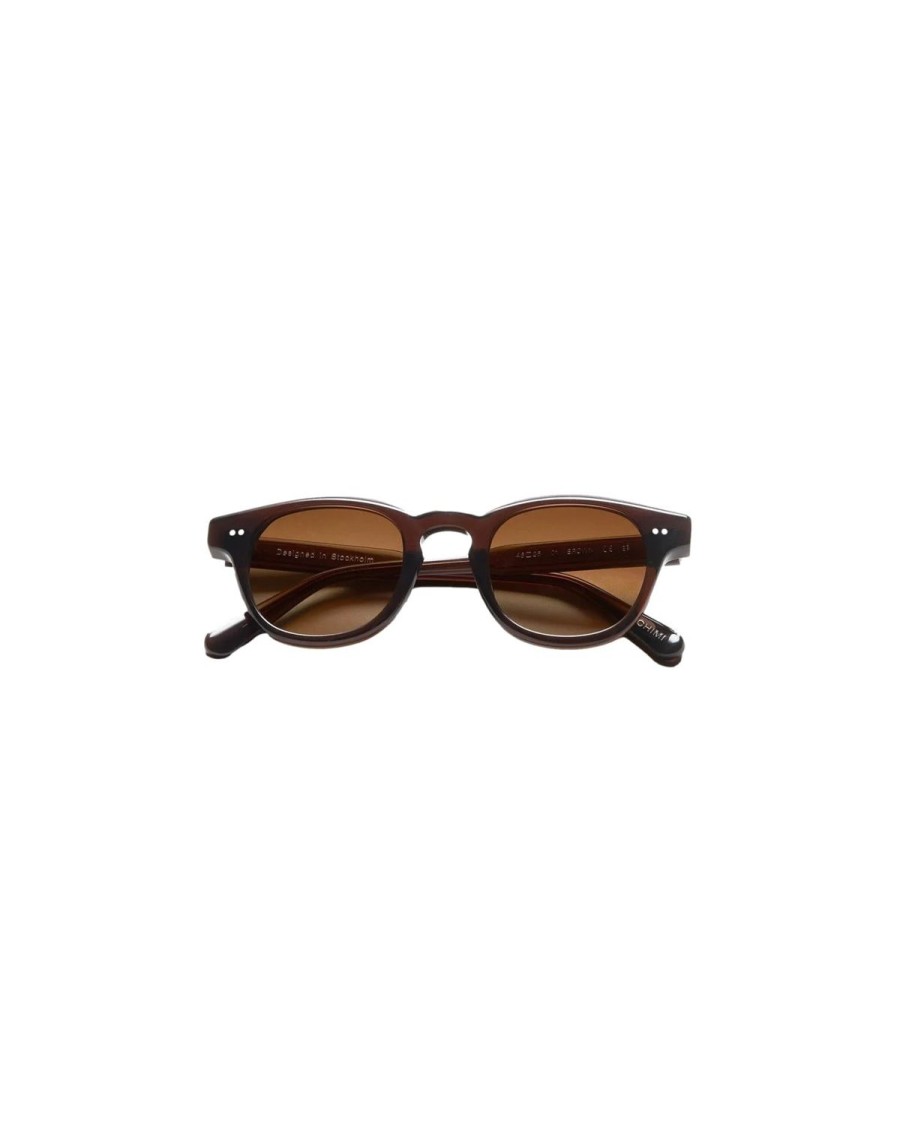 Dame Chimi Eyewear | Chimi Eyewear 01 Brown Solbriller Brun