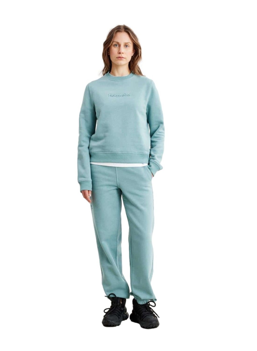 Dame Holzweiler | Holzweiler Hailey Emboss Trouser Bukse Teal