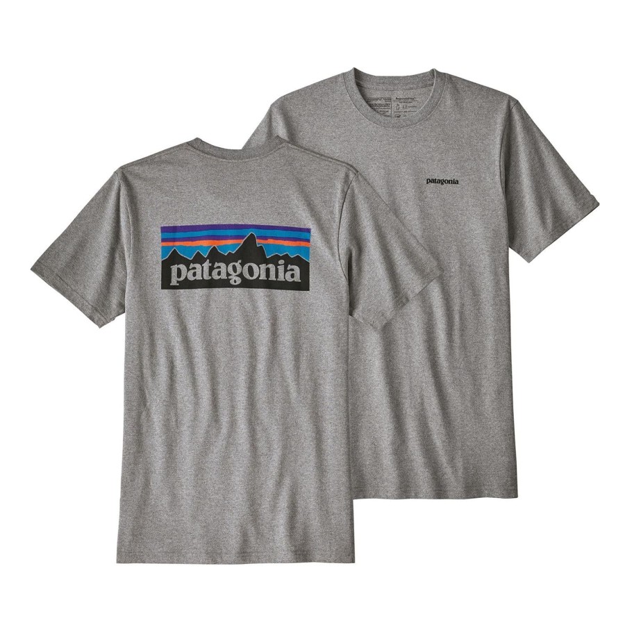 Dame Patagonia | Patagonia M P-Logo Responsibili-Tee T-Shirt Gra