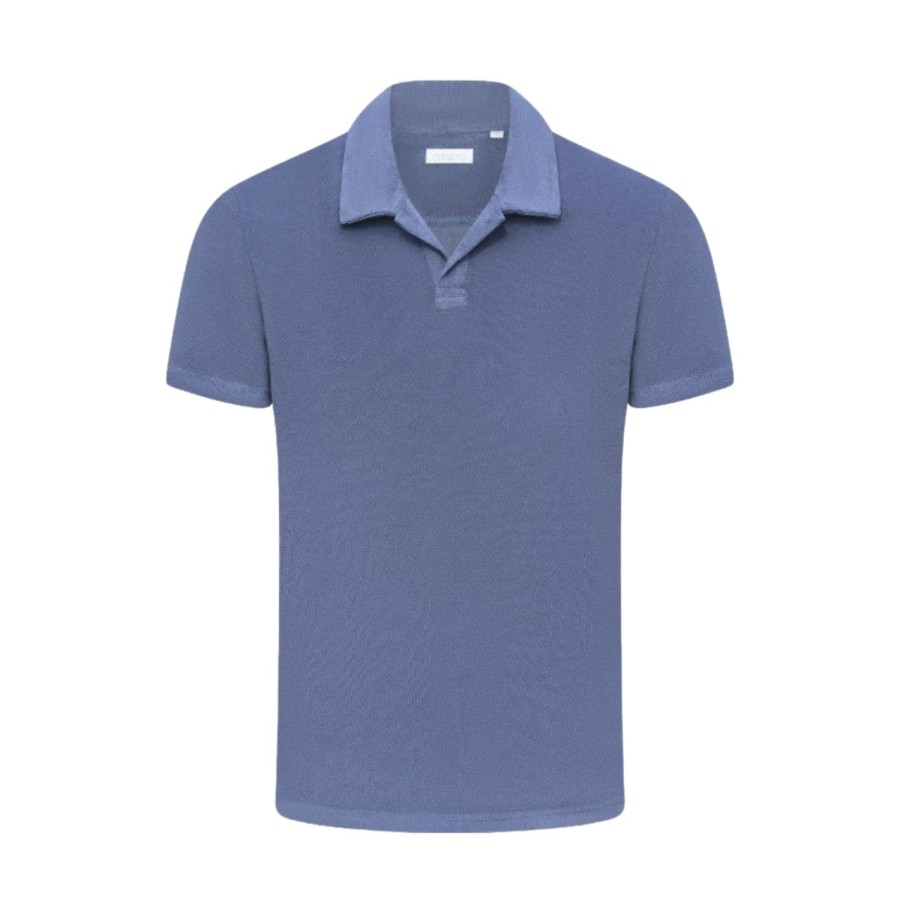 Herre Cermino | Cermino Terry Polo Short Sleeve T-Shirt Grabla