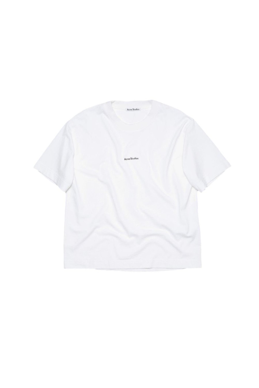 Dame Acne | Acne Logo T-Shirt T-Shirt Hvit