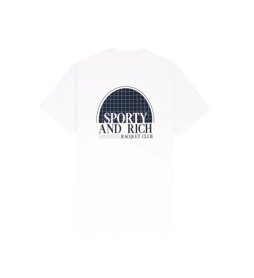 Dame Sporty u0026 Rich | Sporty & Rich Racquet Club T-Shirt T-Shirt Hvit