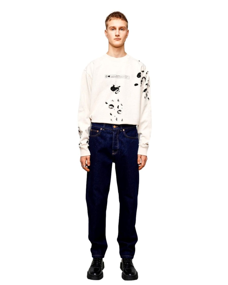 Herre Tom Wood | Tom Wood Sting Jeans Morkebla