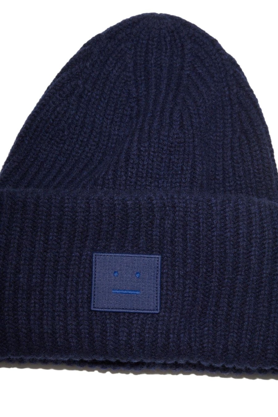 Dame Acne | Acne Face Beanie Lue Marine