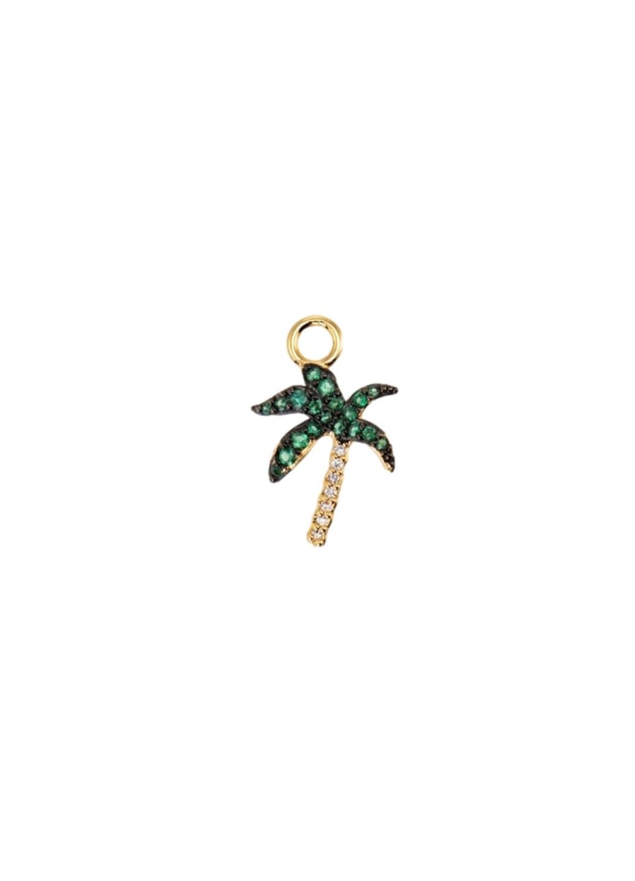 Smykker Emilia by Bon Dep | Emilia By Bon Dep Anine Charm Palm Charm Gronn