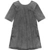 Dame Ganni | Ganni Washed Denim Mini Dress Kjole Vasket Sort