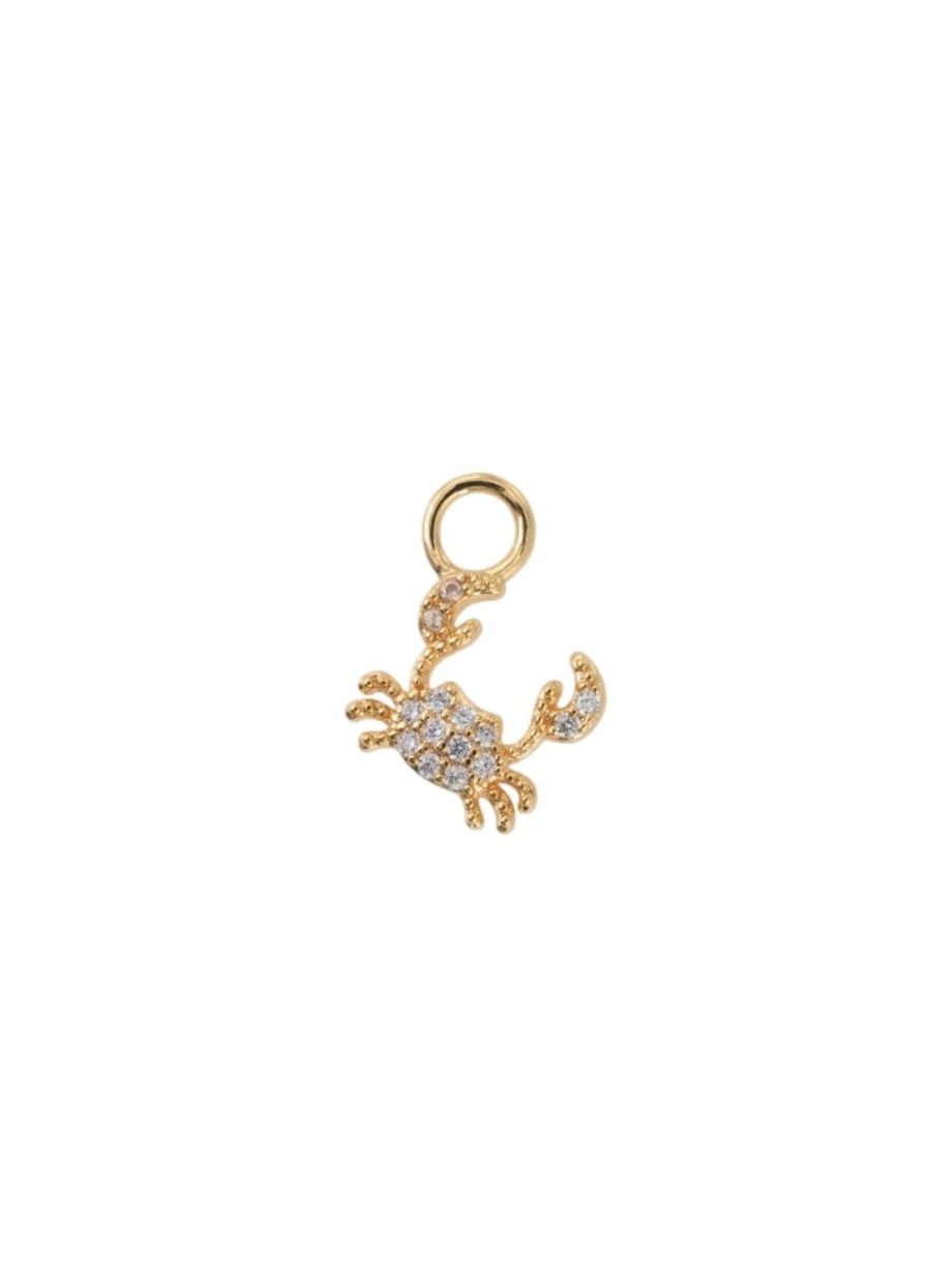 Smykker Emilia by Bon Dep | Emilia By Bon Dep Small Marte Charm Crab Charm Gull