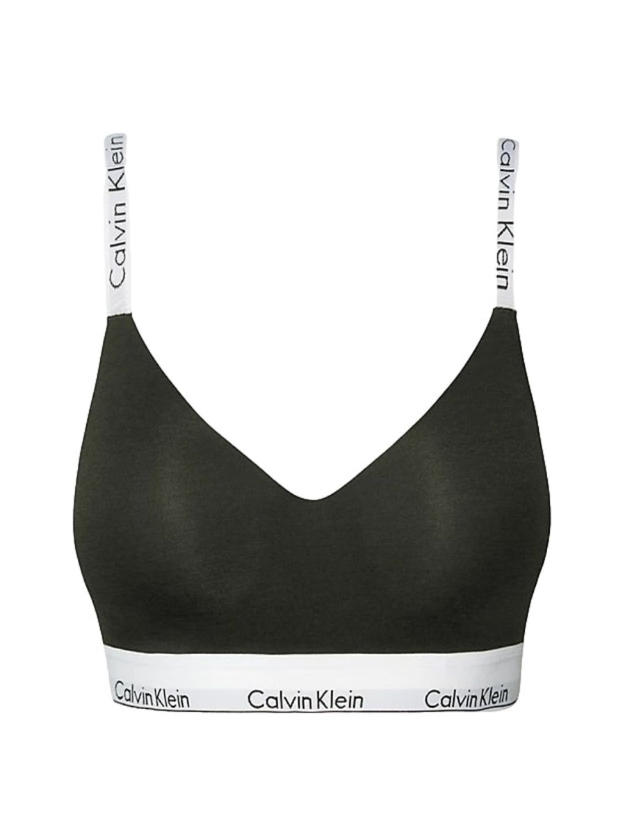 Dame Calvin Klein Underwear | Calvin Klein Underwear Bralette Undertoy Oliven