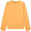 Dame Acne | Acne Face Long Sleeve T-Shirt Genser Oransje