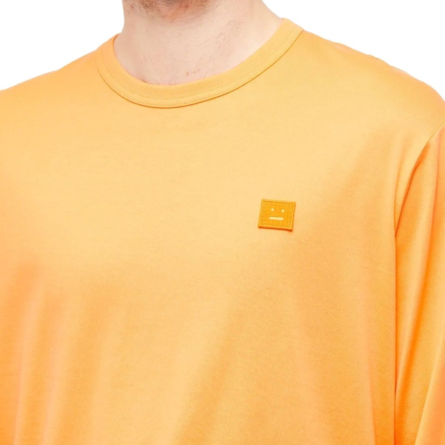 Dame Acne | Acne Face Long Sleeve T-Shirt Genser Oransje