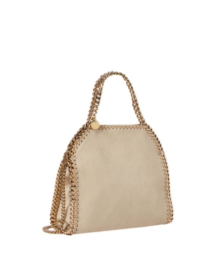 Dame Stella McCartney | Stella Mccartney Falabella Mini Tote Gold Chain Veske Beige