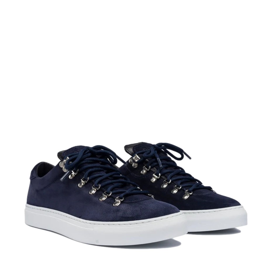 Herre Diemme | Diemme Marostica Low Navy Suede Sko Marine