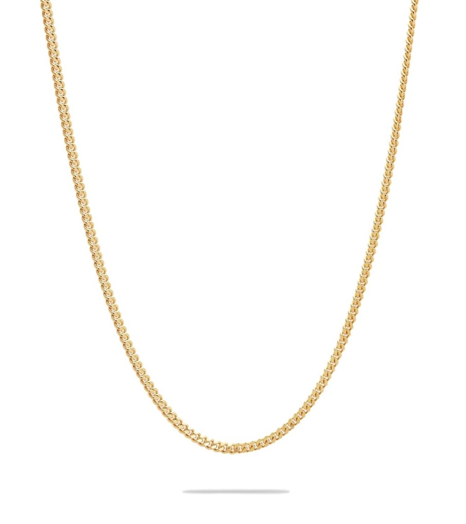 Smykker Tom Wood Jewellery | Tom Wood Jewellery Curb Chain M 20,5 Inch Smykke