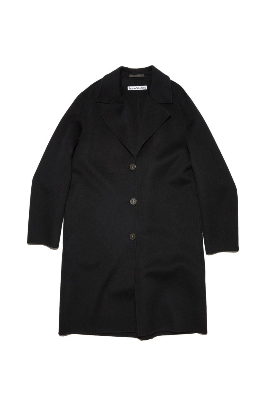 Dame Acne | Acne Single Breasted Coat Jakke Sort