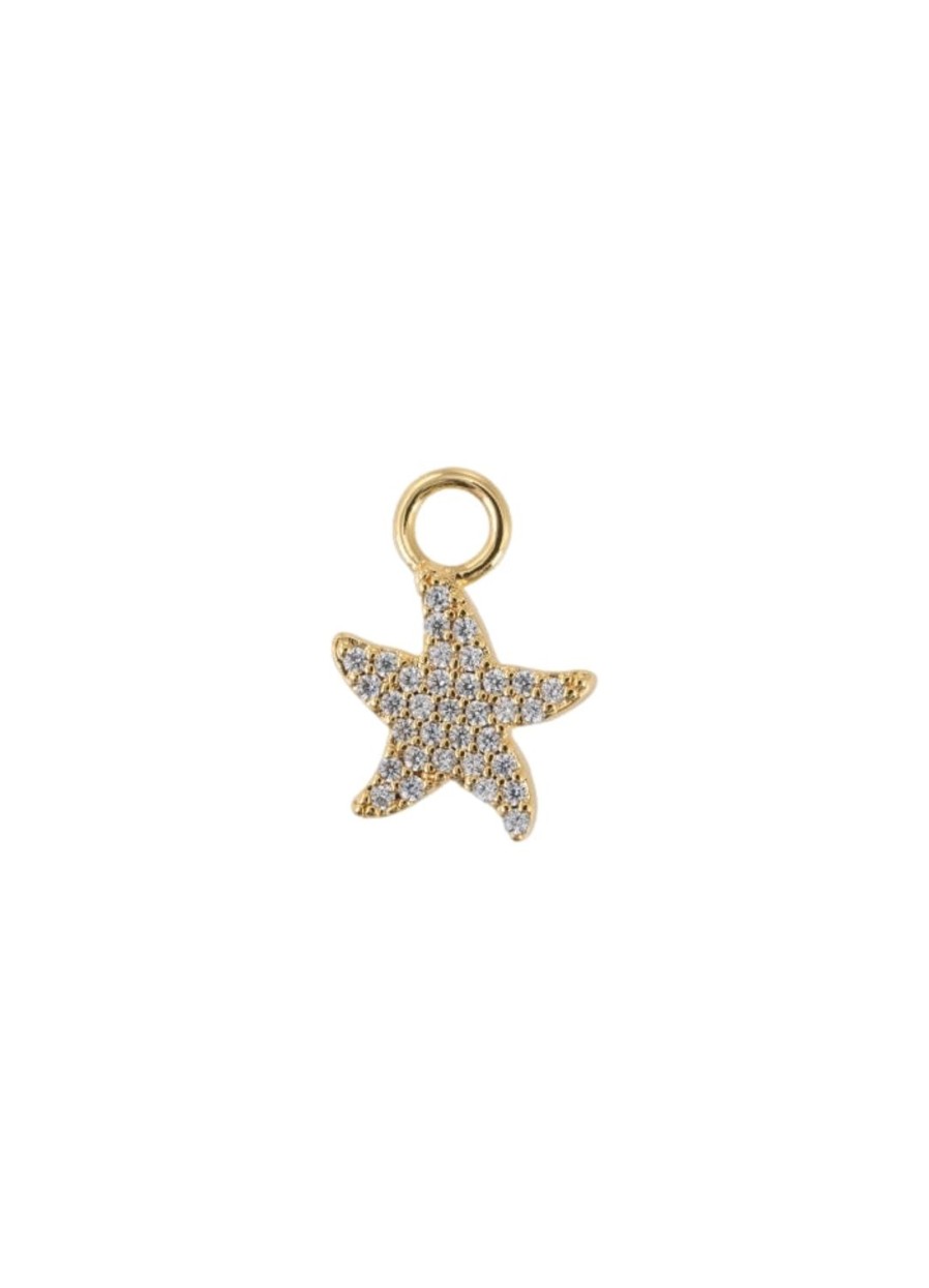 Smykker Emilia by Bon Dep | Emilia By Bon Dep Gianna Charm Starfish Charm Gull