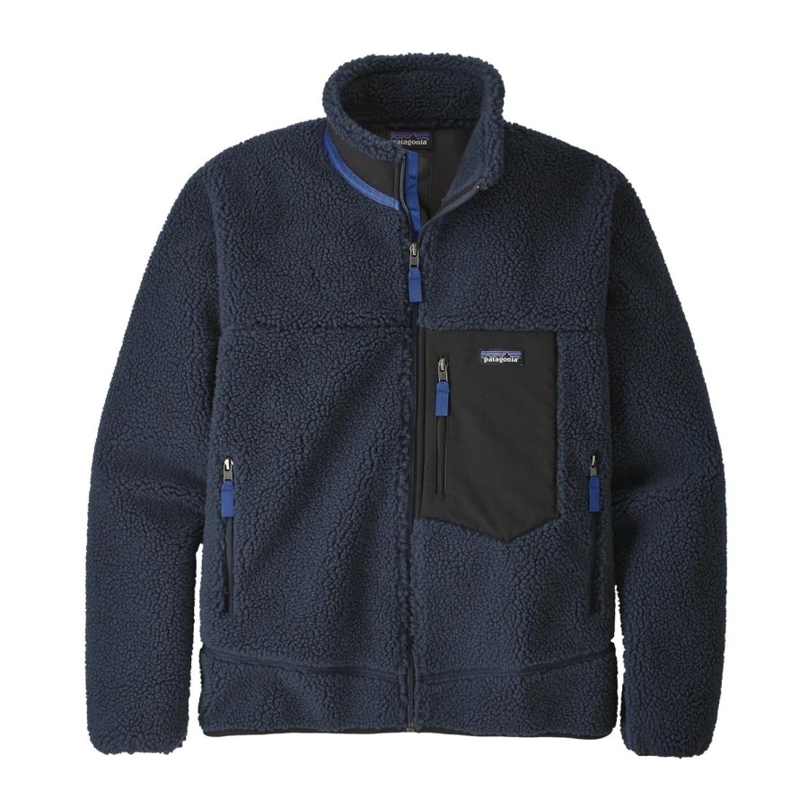 Herre Patagonia | Patagonia M Classic Retro-X Jkt Jakke Navy