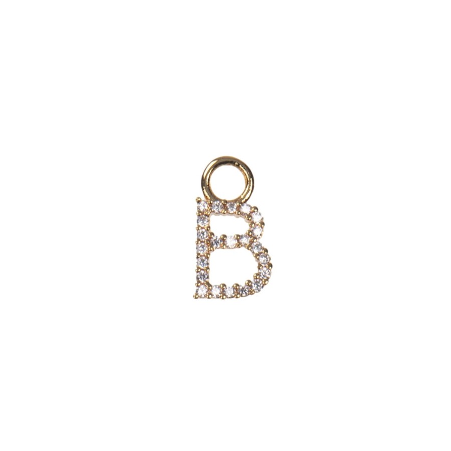 Smykker Emilia by Bon Dep | Emilia By Bon Dep Letter Charm B Charm Gull