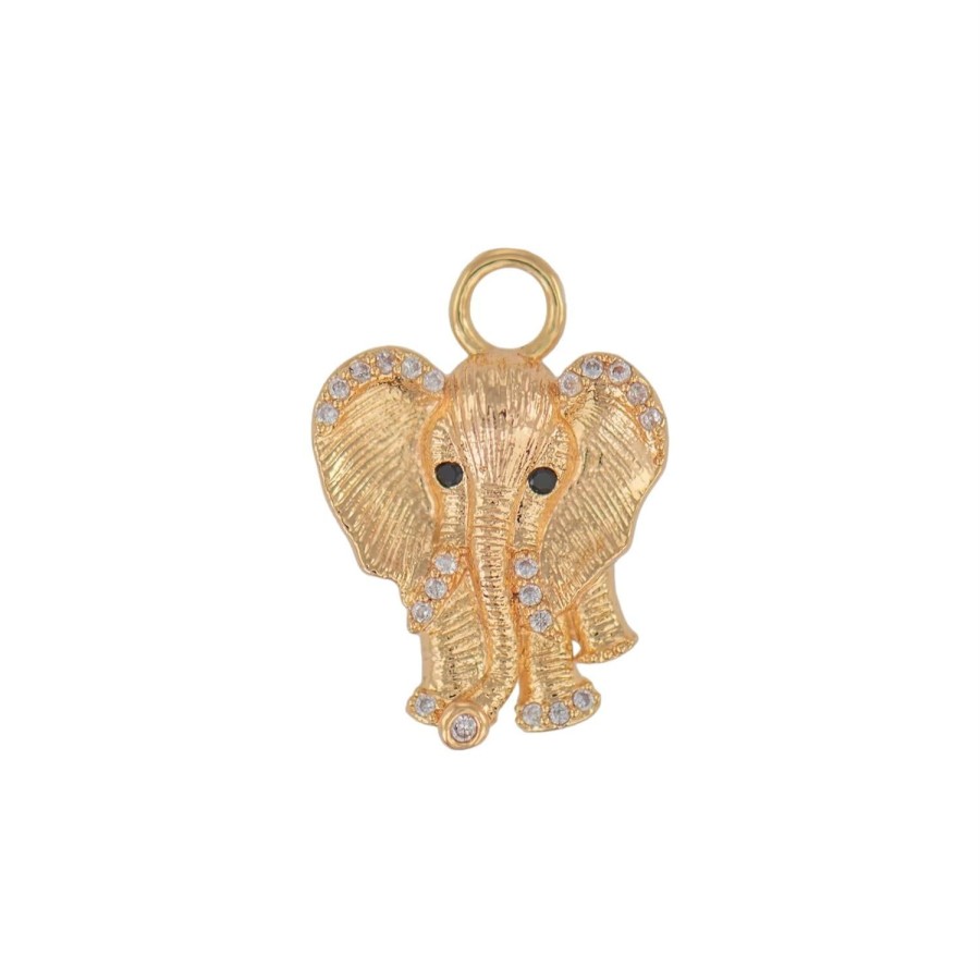 Smykker Emilia by Bon Dep | Emilia By Bon Dep Astrid Charm Elephant Charm Gull