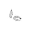 Smykker Tom Wood Jewellery | Tom Wood Jewellery Liz Hoop Pave Oredobber Solv