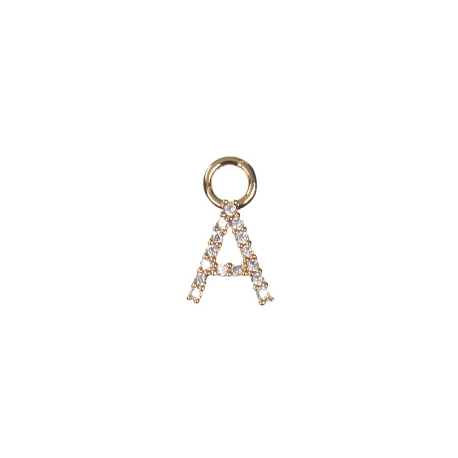 Smykker Emilia by Bon Dep | Emilia By Bon Dep Letter Charm A Charm Gull