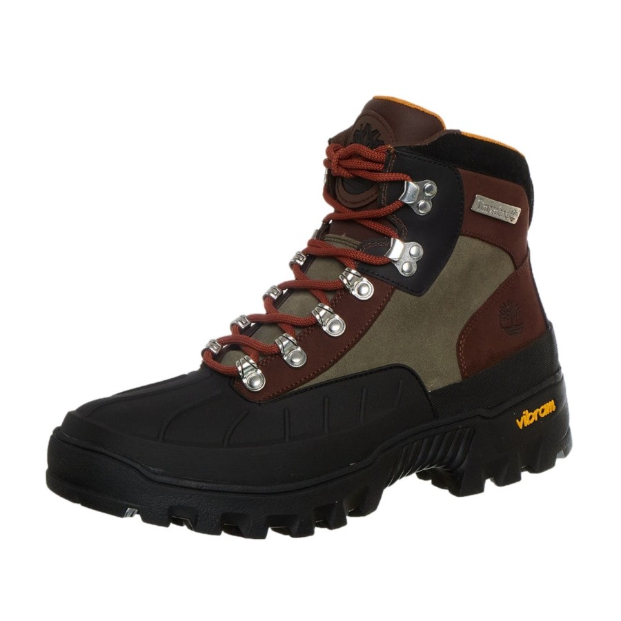 Herre Timberland | Timberland Vibram Euro Hiker Sko Brun