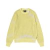 Herre Stussy | Stussy Pig. Dyed Loose Guage Sweater Genser- Gul